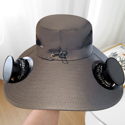 Ultralight Solar Fan Sun Hat